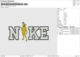 Nike STRIGHT Fortnite Embroidery File 6 sizes
