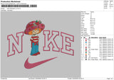 Nike Strawberry V2 Embroidery File 6 sizes