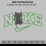 Nike Toothless0706 Embroidery File 6 sizes