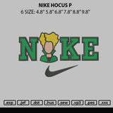 Nike Hocus P Embroidery File 6 sizes