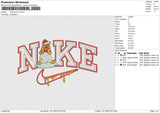 Nike pooh v3 Embroidery
