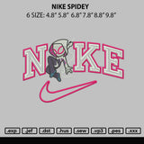Nike Spidey Embroidery File 6 sizes