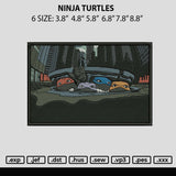 Ninja Turtles Embroidery File 6 sizes