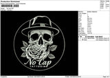 Skullcircle 1401 Embroidery File 6 sizes