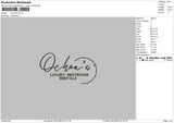 Ochoa Embroidery File 6 sizes