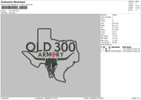 Old300 Embroidery File 6 sizes