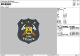Osptext Embroidery File 6 sizes