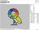 Owl Flower Embroidery