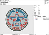 PARTIE Embroidery File 6 size