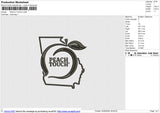 PEACH TOUCH Embroidery File 6 size