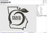 PEACH TOUCH Embroidery File 6 size