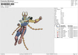PEGASUS Embroidery File 6 size