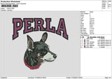 Perlatext Embroidery File 6 sizes