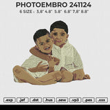 PHOTOEMBRO 241124 Embroidery File 6 size