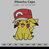 Pikachu Caps