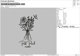 Florist02 Embroidery File 6 sizes