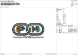 PM link Embroidery File 6 size