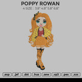 Poppy Rowan Embroidery