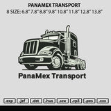 Panamax T Embroidery FIle 6 sizes