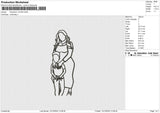 Photoline 131224  Embroidery File 6 size