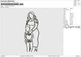 Photoline 131224  Embroidery File 6 size