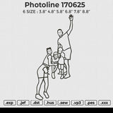 Photoline 170625 Embroidery File 6 size