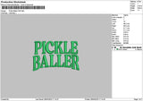 Pickletext Puff Embroidery File 6 sizes