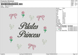 Princesstext 0602 Embroidery File 6 sizes