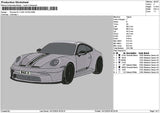 Car 1412a Embroidery File 6 sizes