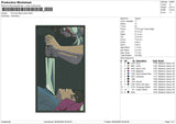 Princess Mononoke Embroidery File 6 sizes