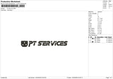 PT Service Embroidery File 6 sizes