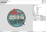 Realtext Circle Embroidery File 6 sizes