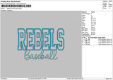 Rebelstext App Embroidery File 6 sizes