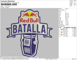 Red Bull Embroidery
