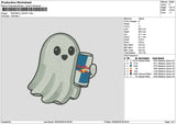 Redbull Ghost Embroidery File 6 sizes
