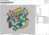 Pickleball0409 Embroidery File 6 sizes