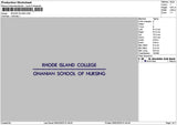 Islandtext 0902 Embroidery File 6 sizes