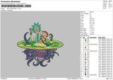 rick and morty 03 Embroidery