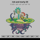 rick and morty 03 Embroidery
