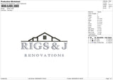 RIS&J Embroidery File 6 size