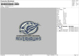 River Embroidery File 6 sizes