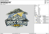 Rocctext Embroidery File 6 sizes