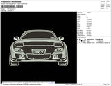 RX7 Car Embroidery