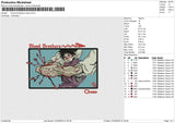 R blood brothers choso Embroidery File 6 sizes