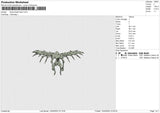 Ryuk Death Note v2 Embroidery File 11 size