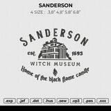 SANDERSON Embroidery