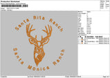 Santacirlce V1 Embroidery File 6 sizes