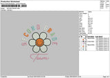 Gradetext 2601 Embroidery File 6 sizes