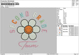 Gradetext 2601 Embroidery File 6 sizes