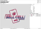 Sellcell Embroidery File 6 sizes